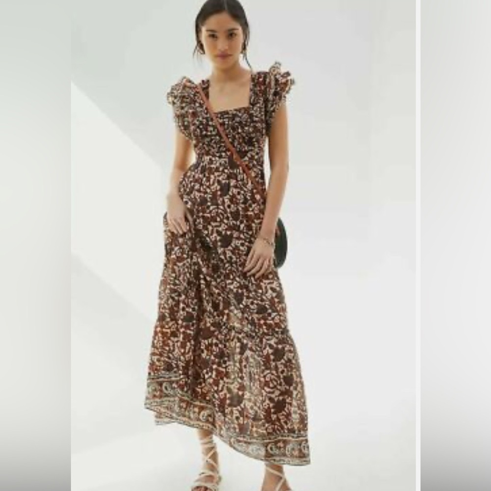 Love The Label by Anthropologie Mirabelle Ruffle Floral Maxi Dress - Picture 2 of 7